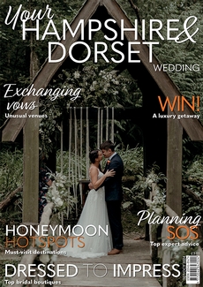 Cover of the September/October 2024 issue of Your Hampshire & Dorset Wedding magazine