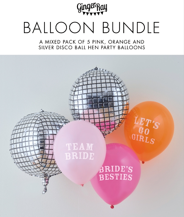 balloon bundle for hen party