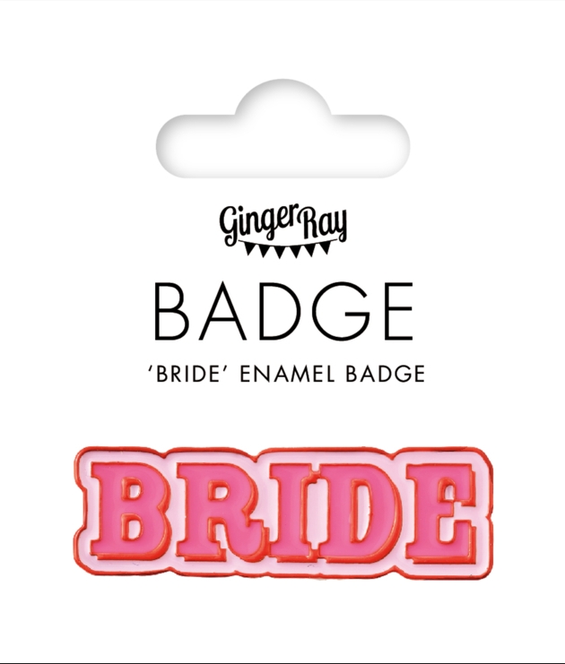 bride badge 