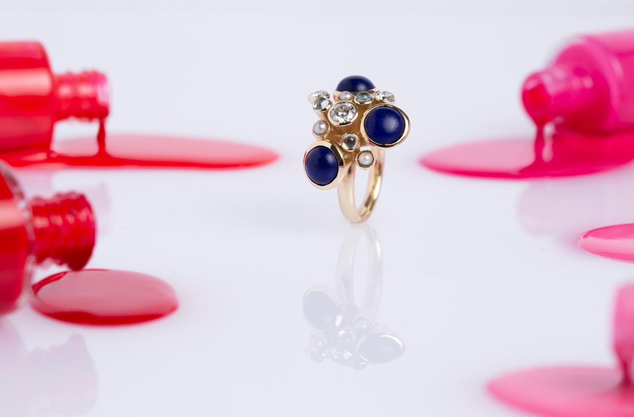 A ring by Devon-based jewellers Irene & Jenny